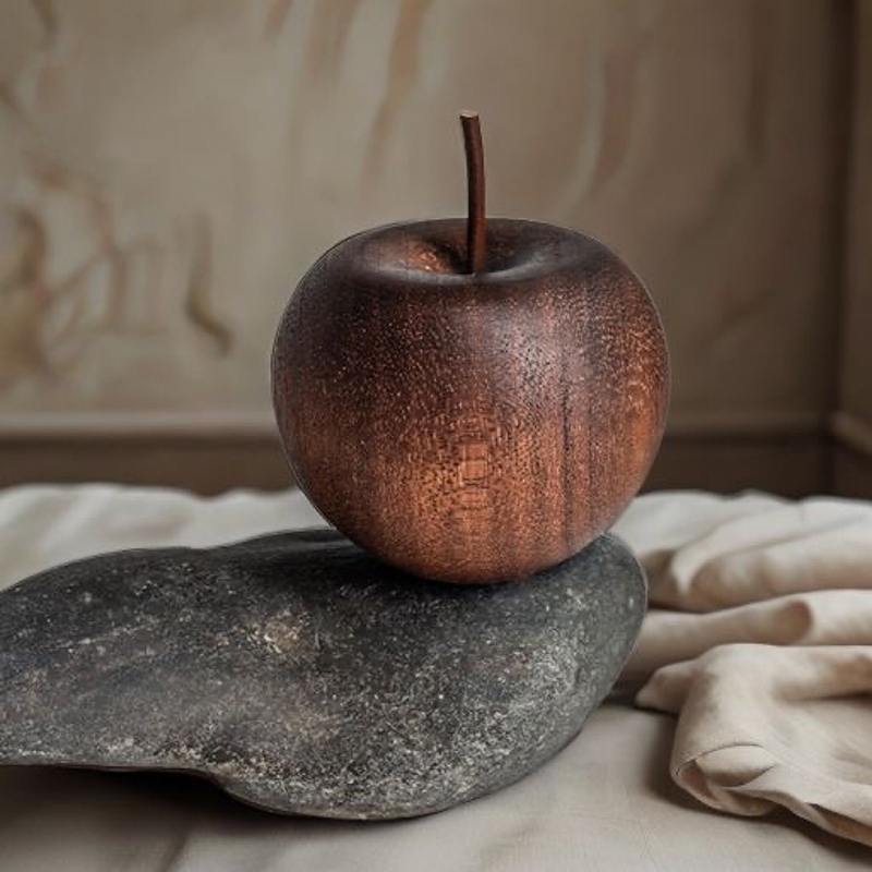 Home Fragrance With Essential Oils - 1 STKS Houten Appelvormige Essentiële Olie