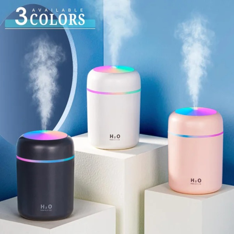 Car Vent Diffuser - Luchtbevochtiger USB Ultrasone Kleurrijke Cup Aroma