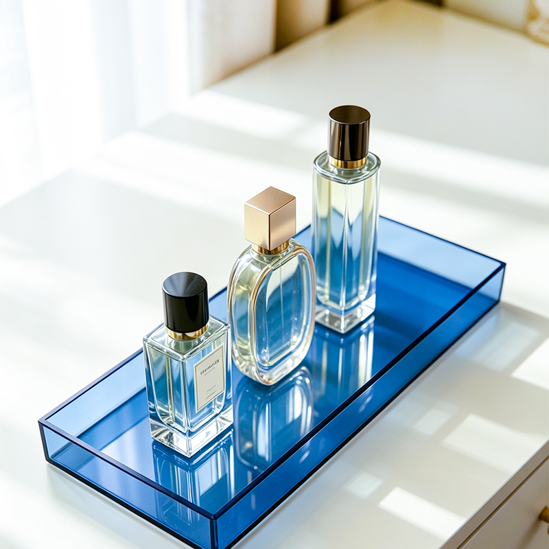 Home Fragrance Luxury - Meerkleurige rechthoekige opbergbak van acryl, luxe