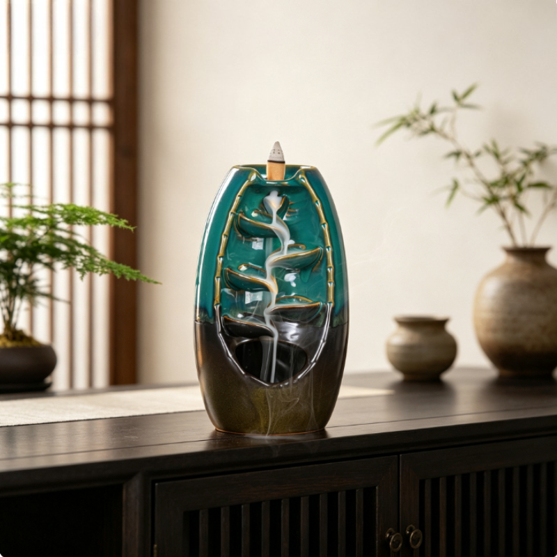 Keramische terugstroom wierook - Home Fragrance Incense recensie en prijs