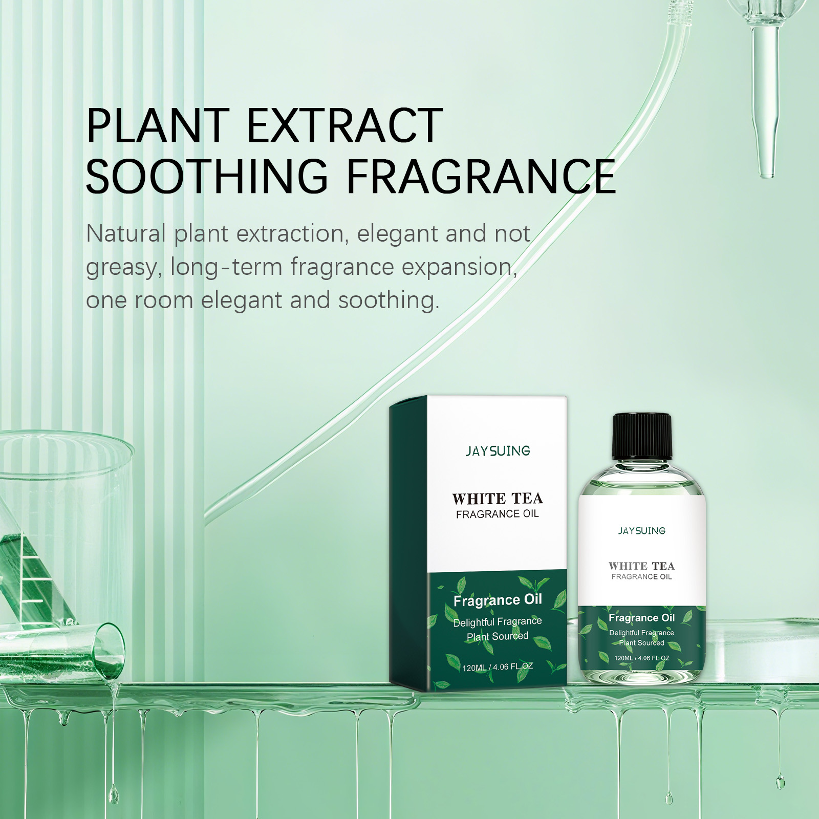 Witte thee geurolie, plantaard - Home Fragrance Units recensie en prijs