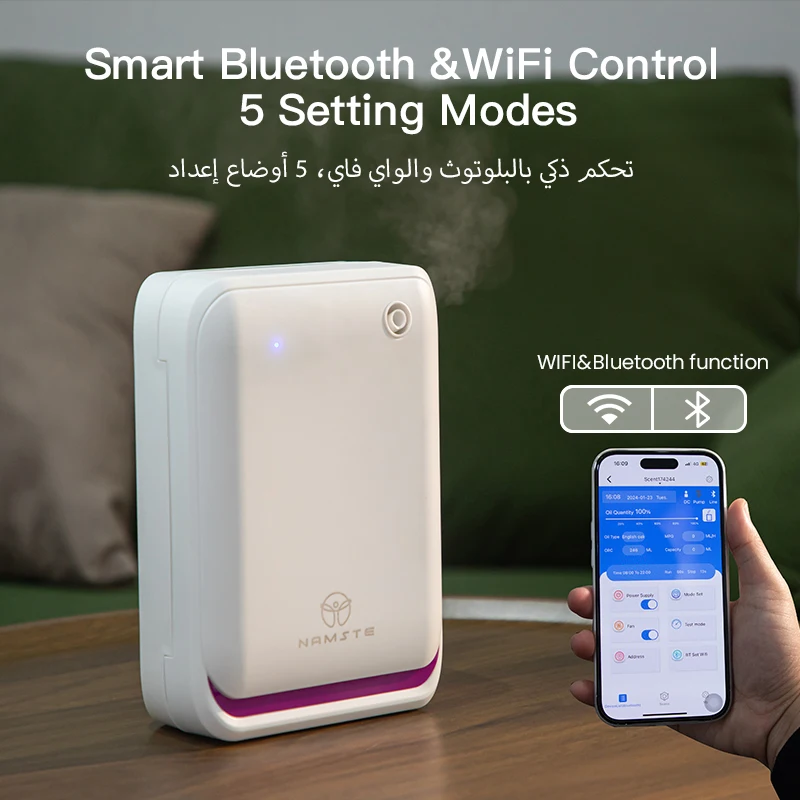 WIFI Bluetooth Geurverspreider - Home Fragrance With Essential Oils recensie en prijs