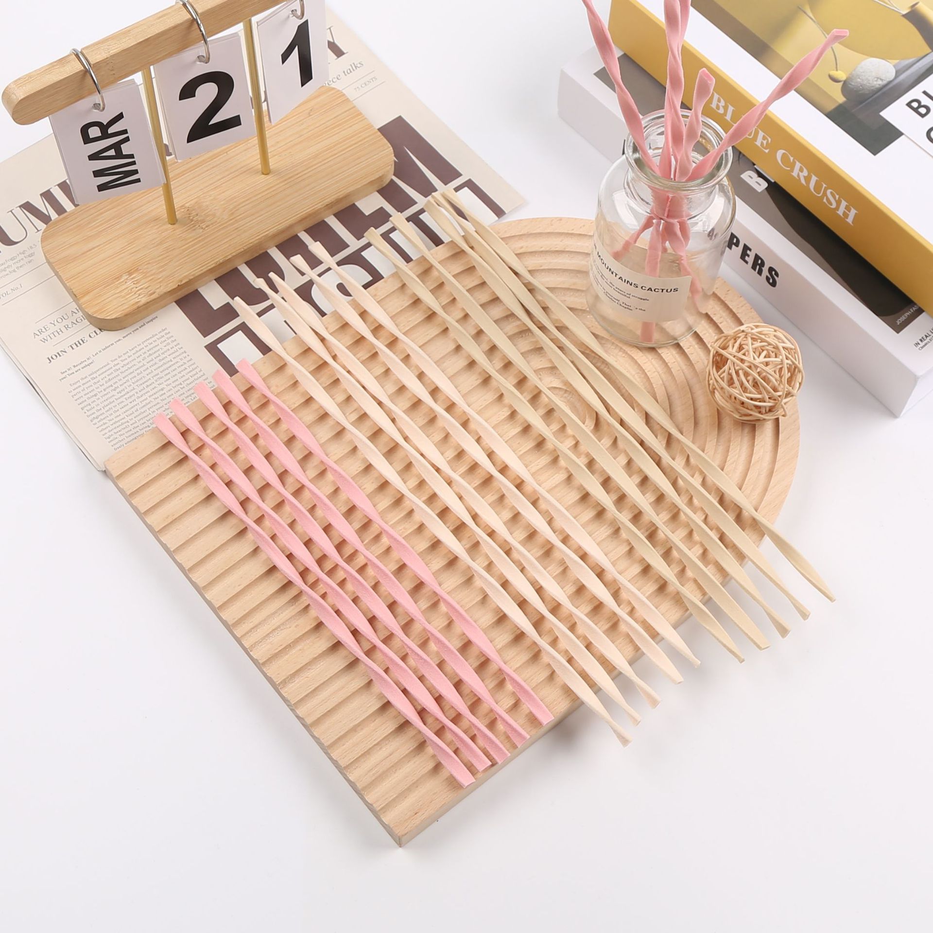 10 Stuks L 30Cm Roze/Hout Kleu - Home Fragrance Kit recensie en prijs