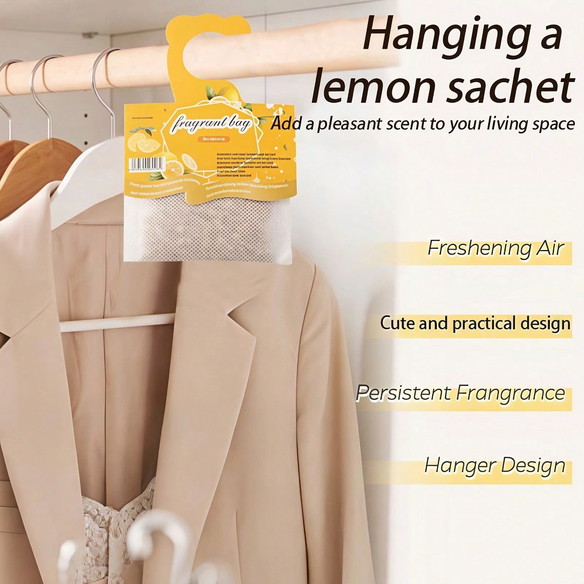 Hangende citroengeurende zakje - Home Fragrance Collection recensie en prijs